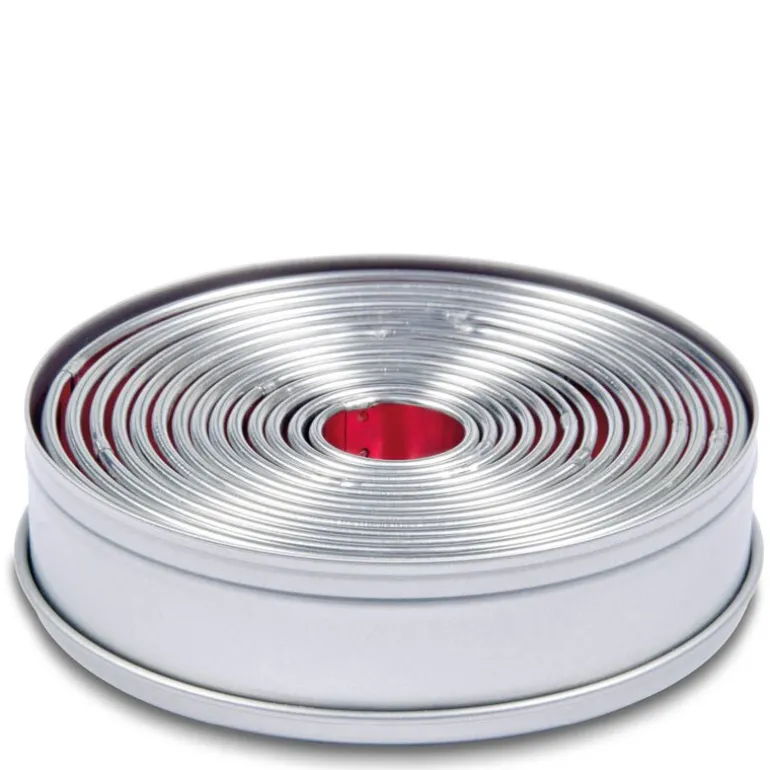Uttstikkersett runde 14 stk 2,5–11 cm