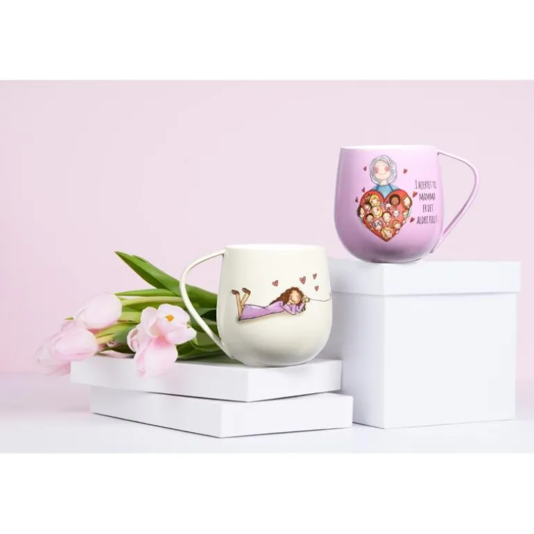 Valentine krus 40 cl lysgrå