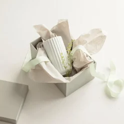 Vase 10,5 cm hvit