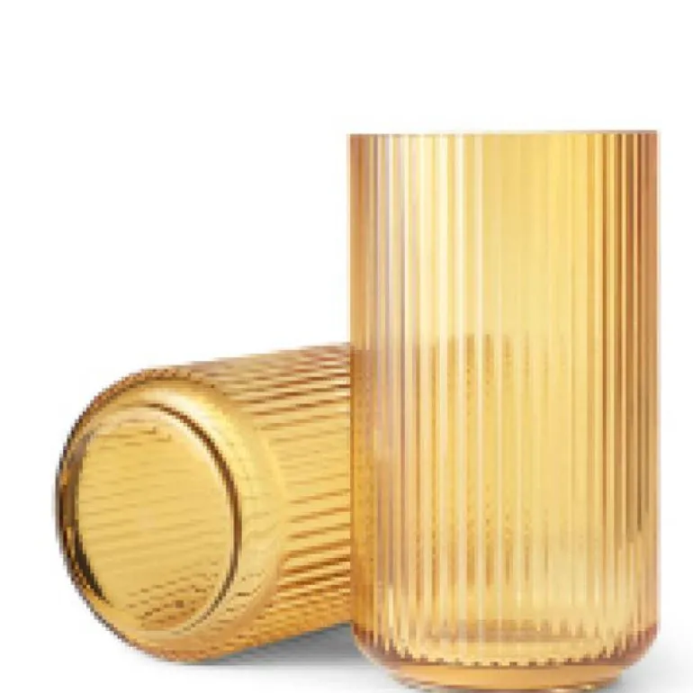 Vase h31 cm amber