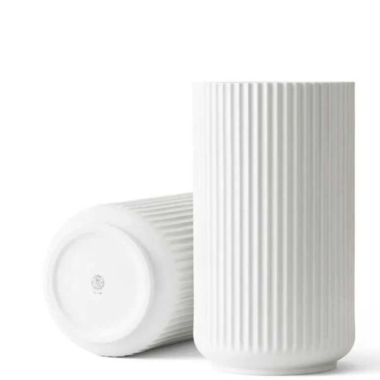 Vase h31 cm hvit