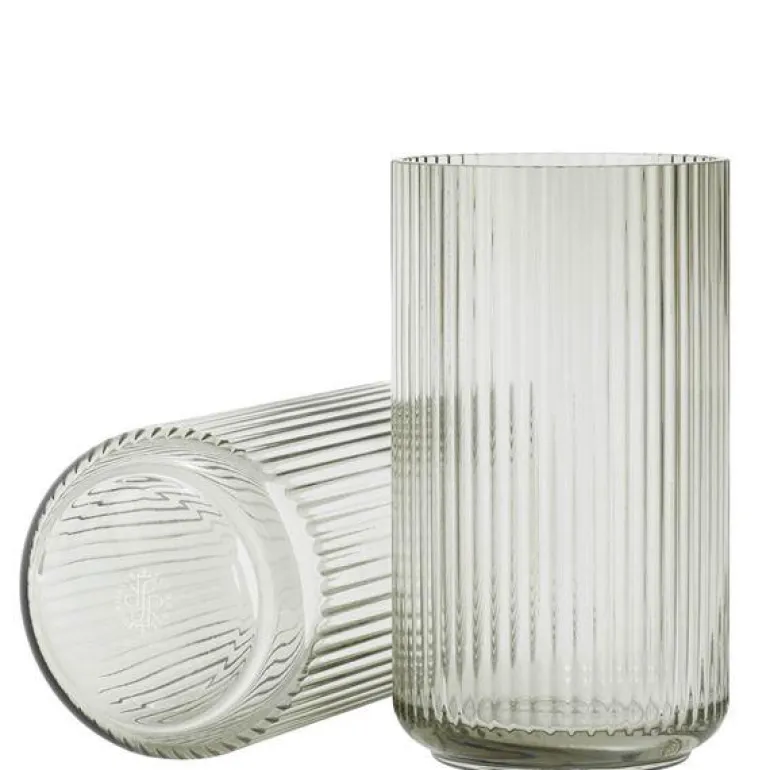 Vase h31 cm smoke