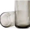 Vase h38 cm smoke