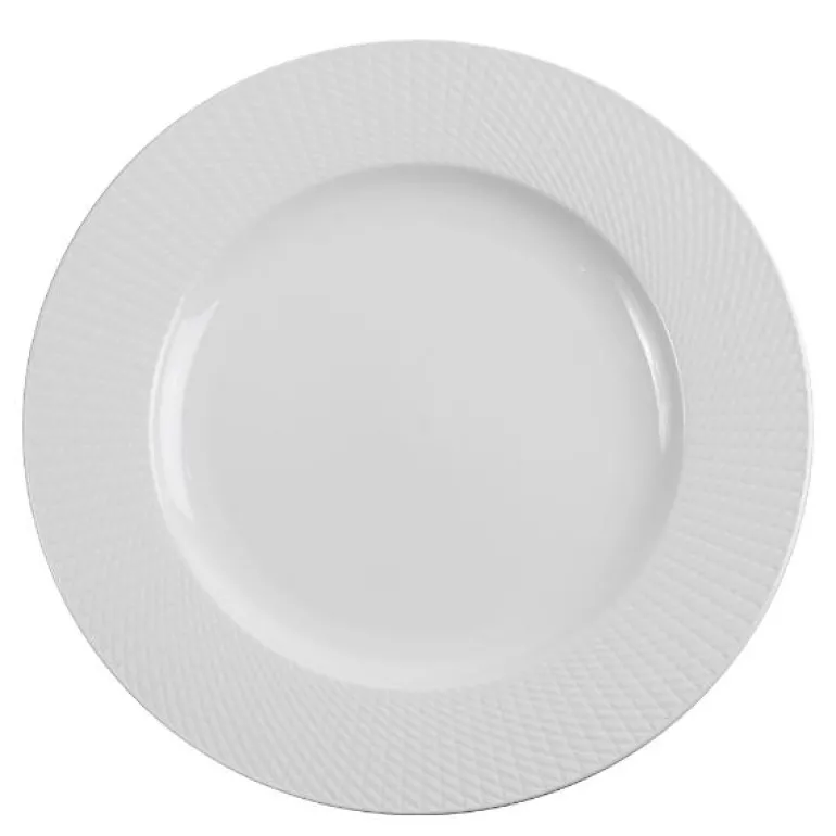 Victoria tallerken flat 17 cm hvit