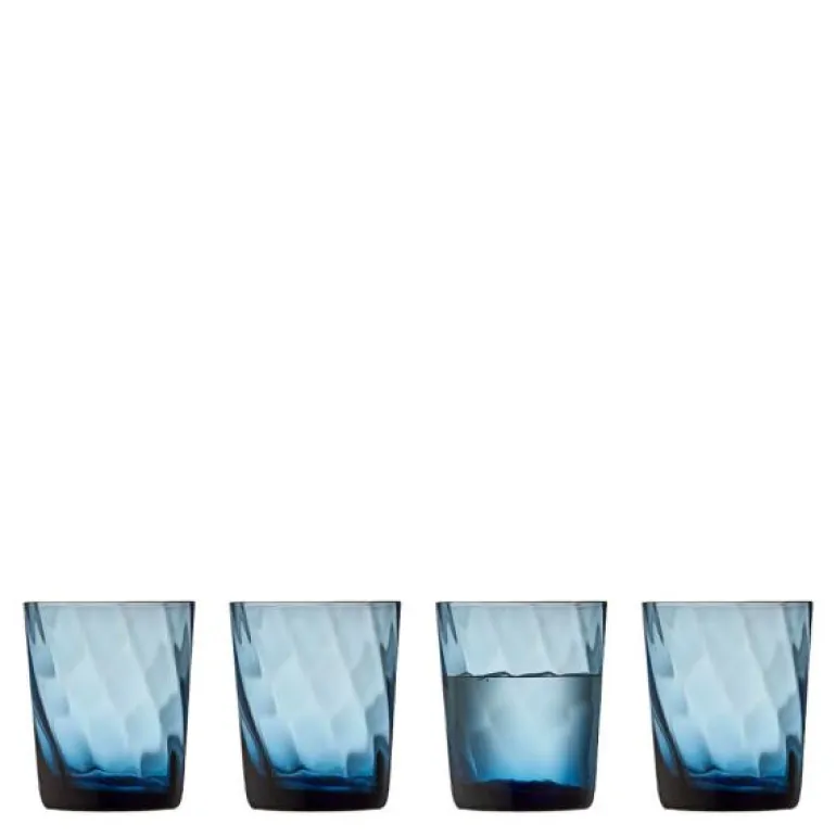 Vienna vannglass 30 cl 4 stk blå