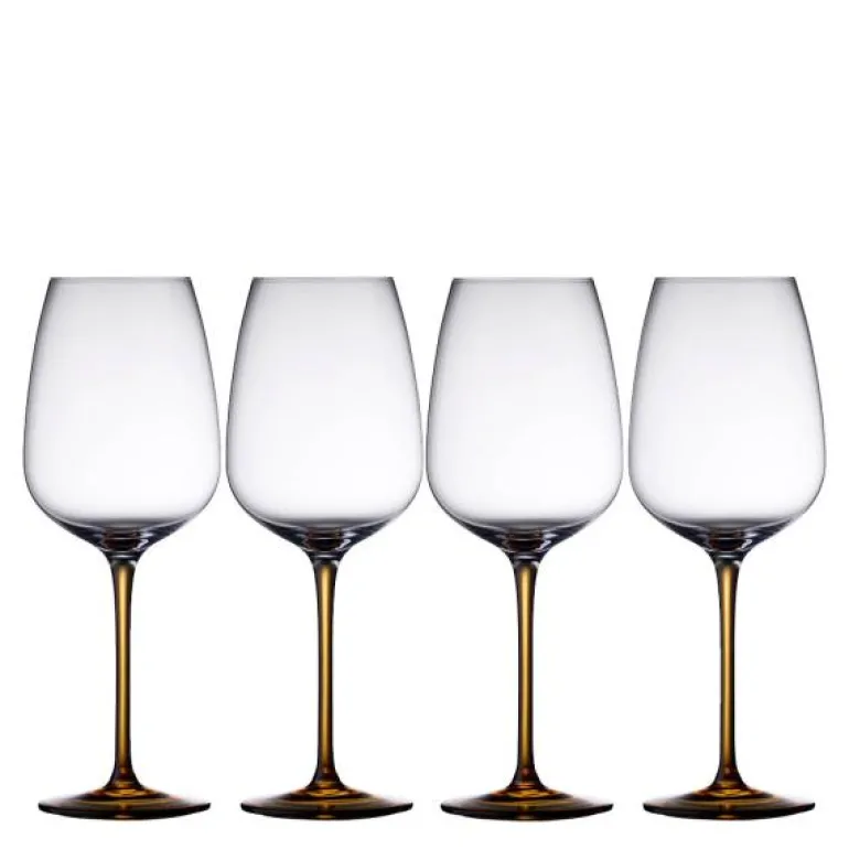 Vienna vinglass 53 cl 4 stk amber