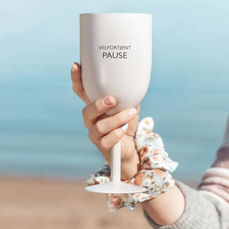 Vinglass termo VELFORTJENT PAUSE 35 cl hvit