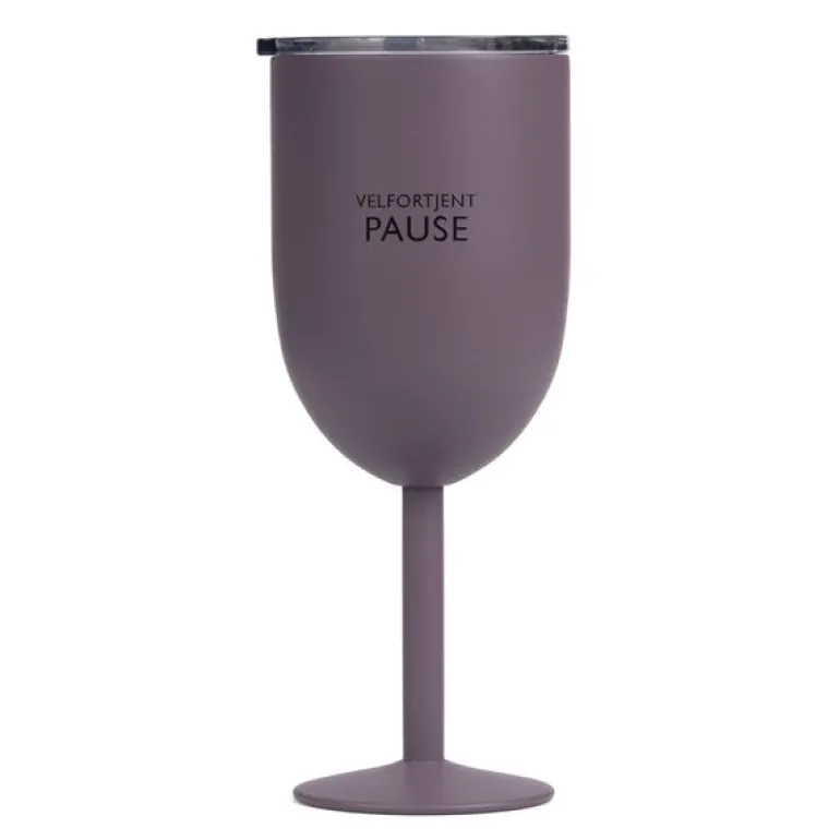 Vinglass termo VELFORTJENT PAUSE 35 cl mørk lilla