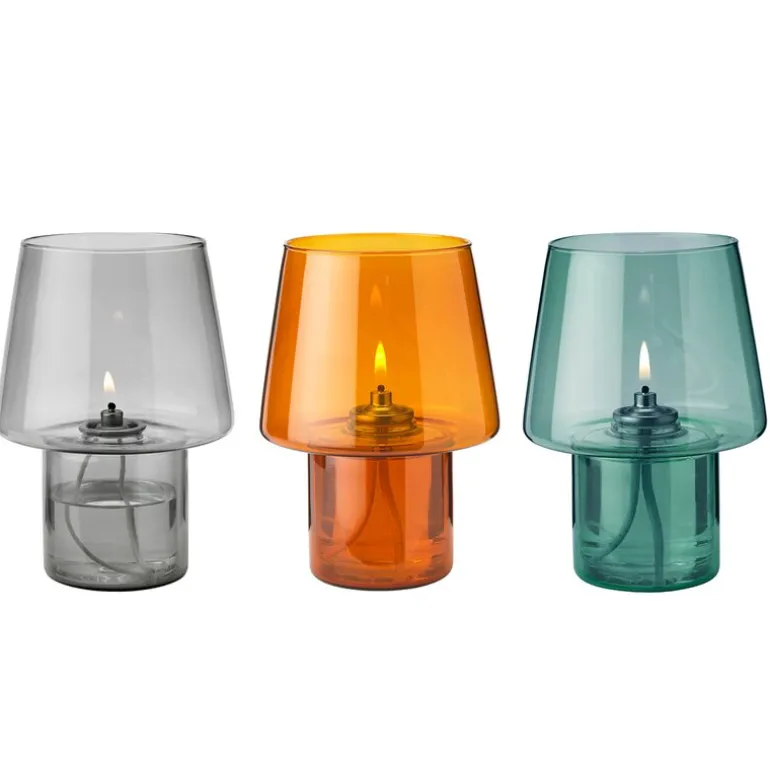 VIVA hurricane lyslykt amber