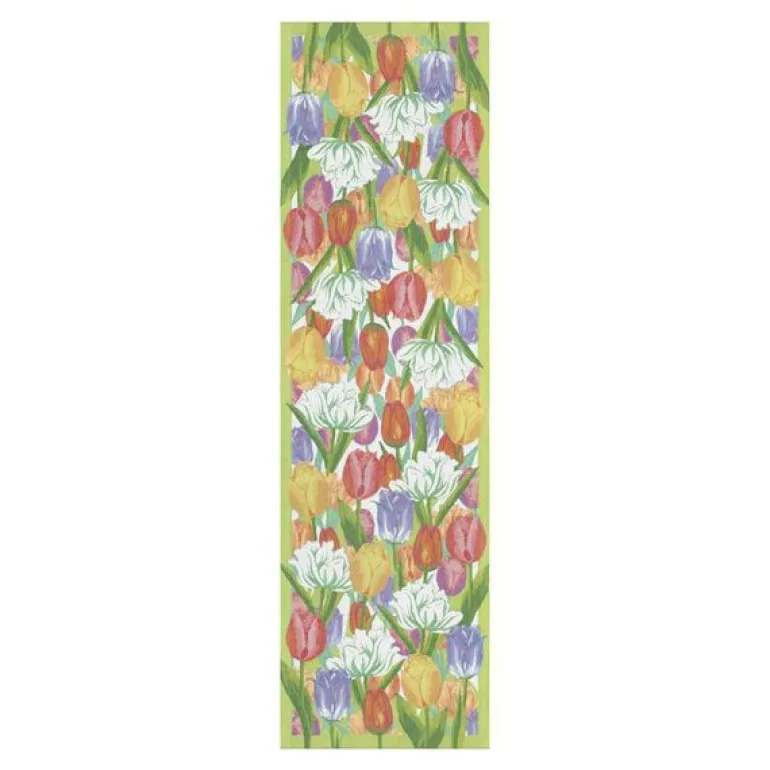 Vårtulipaner løper 35x120 cm
