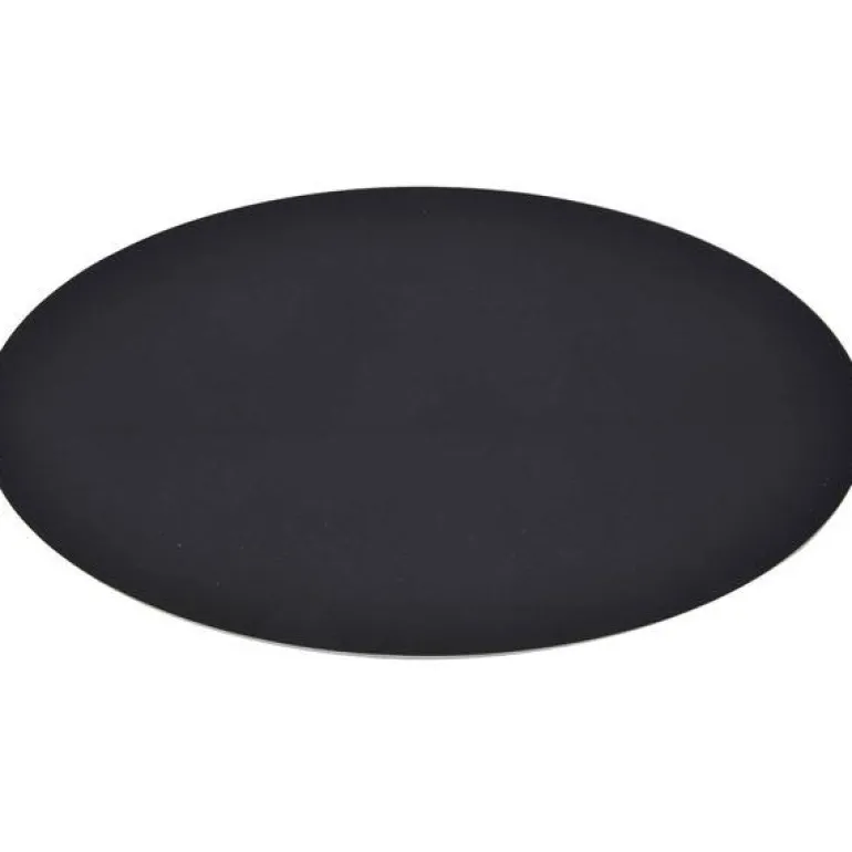 West kuvertbrikke oval 43x28 cm svart