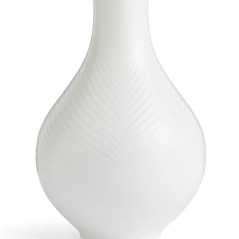 White Folia pærevase 23 cm