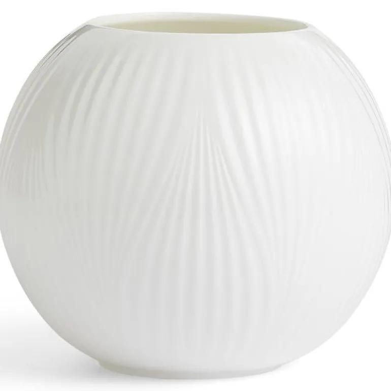 White Folia rosevase 12,5 cm