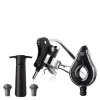 Wine Air Deluxe 5 sett svart/sølv