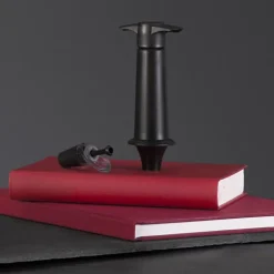 Wine Server & Saver 2 stk svart