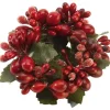 Winter Collage dekorring serviett red berries