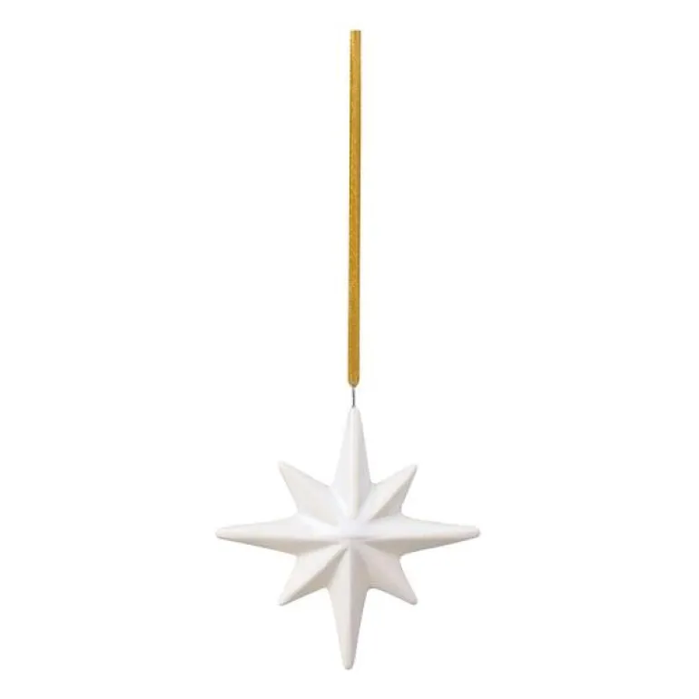Winter Glow ornament stjerne 9x2,5x9,5 cm