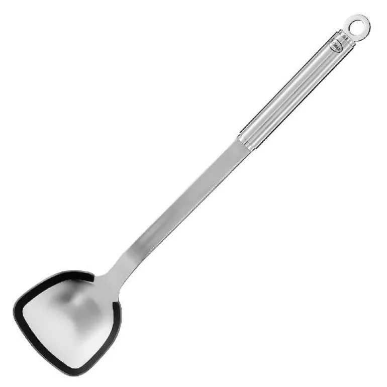 Wokskje/røreskje 38,8 cm stål/svart