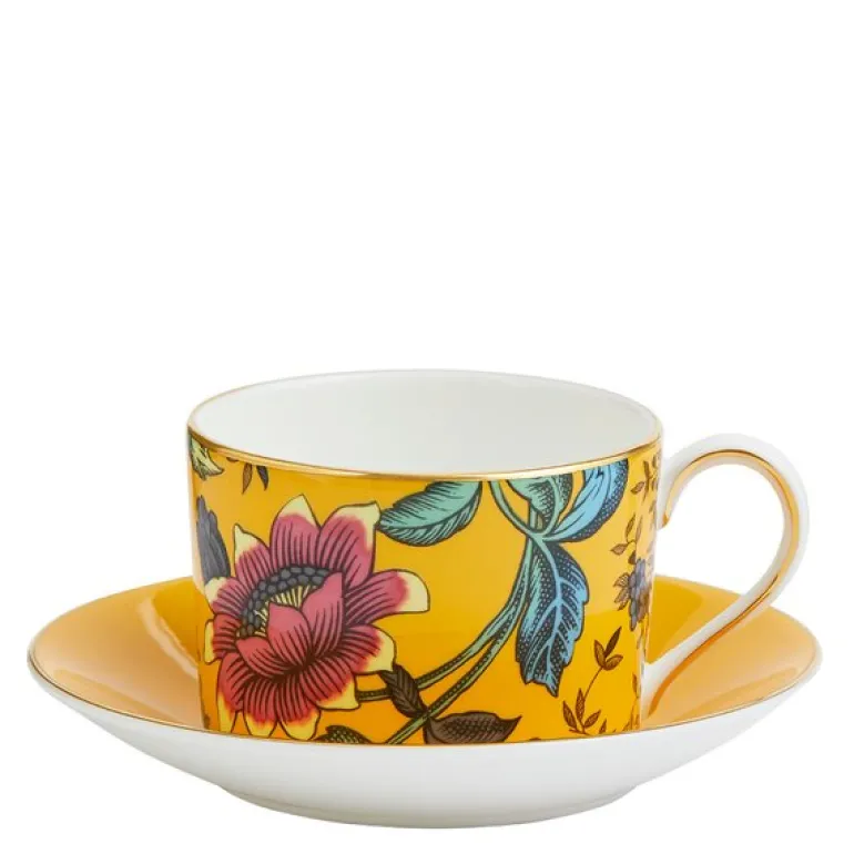 Wonderlust tekopp & asjett yellow tonquin