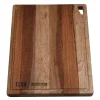 Wooden board skjære- og serveringsfjøl 40x28 cm brun
