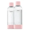 Woody flaske 1L 2 stk rosa