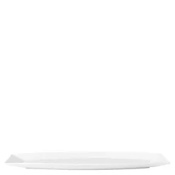 Zakir serveringsfat 55,5x17,5 cm hvit