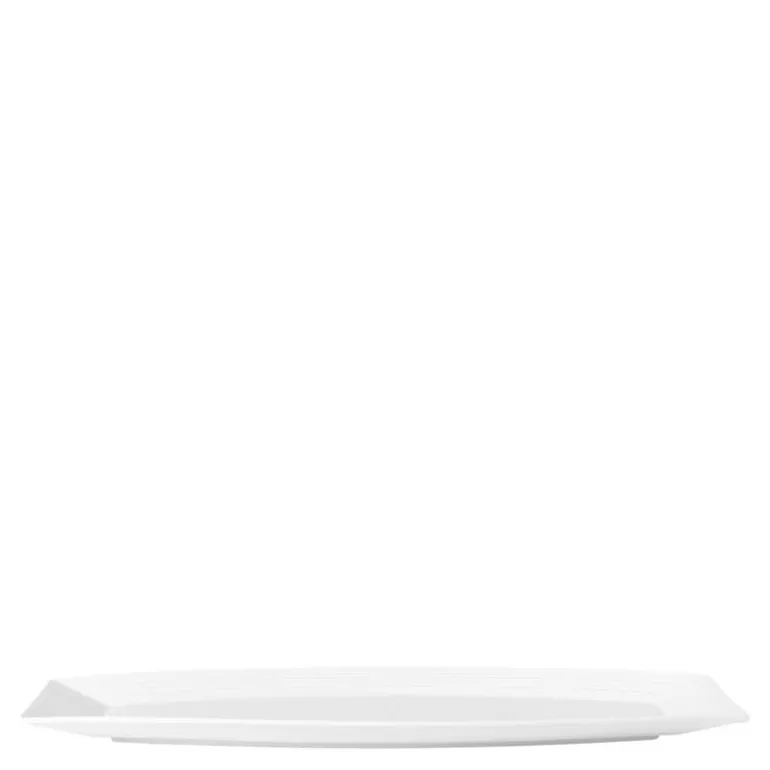 Zakir serveringsfat 55,5x17,5 cm hvit