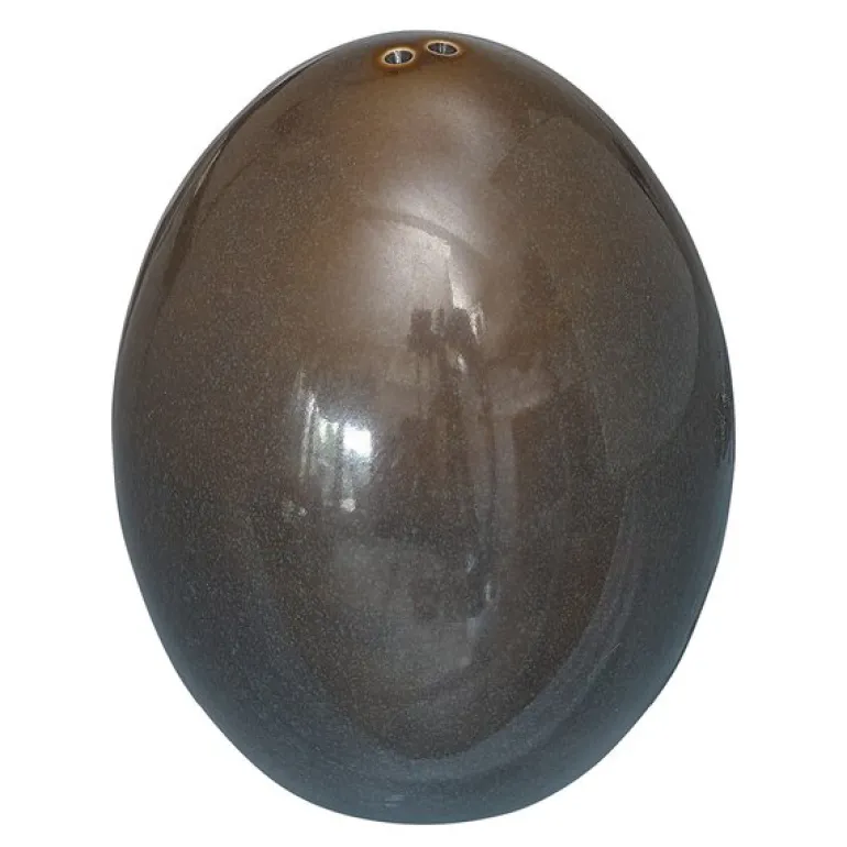 Zen saltkar 6 cm petrol/brun